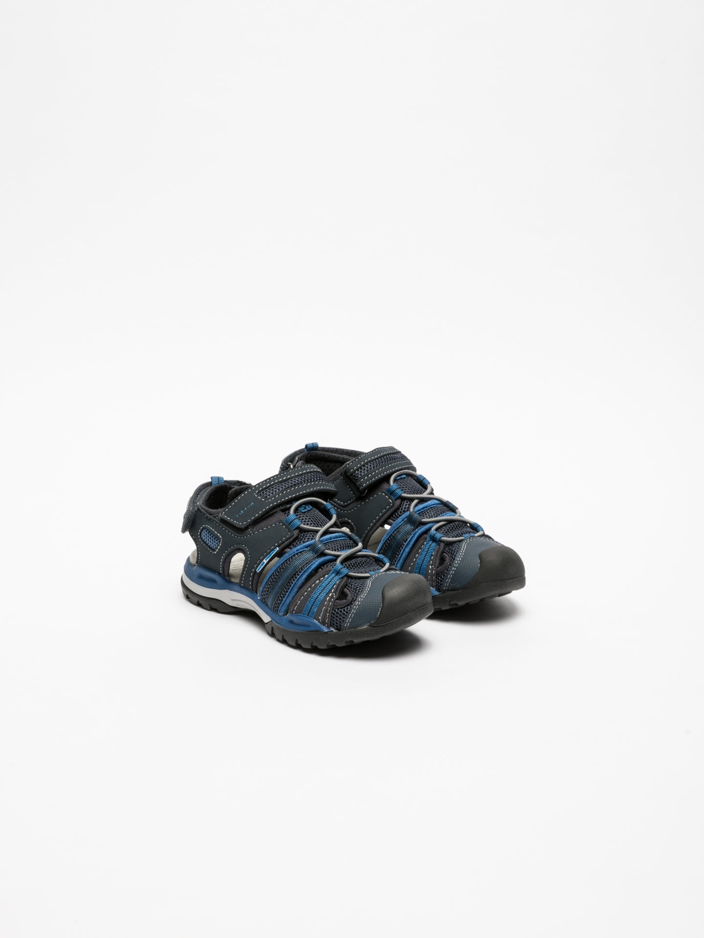 Geox Blue Buckle Sandals